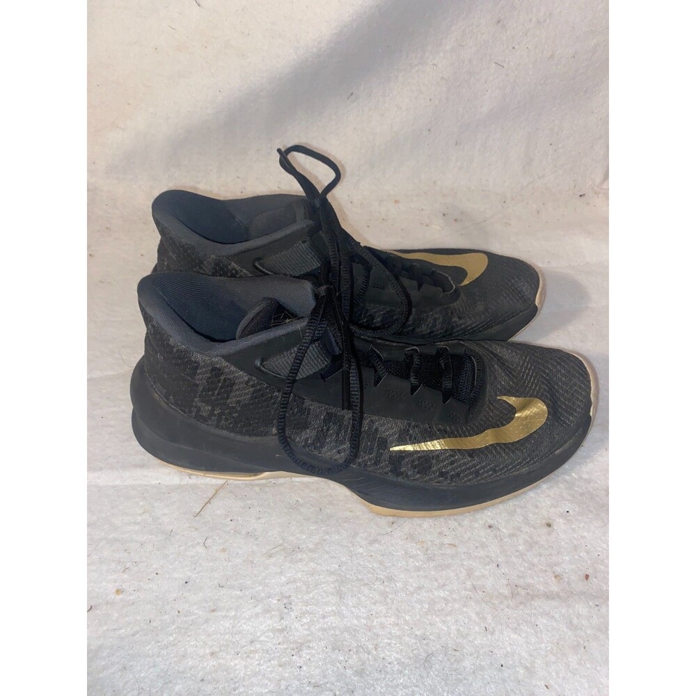 Nike Air Max Infuriate Men's Size 9 Black Gold Mid Anthracite AA7066-002